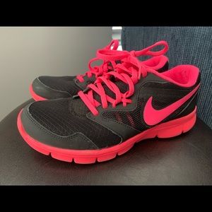 Pink & Black Nike Shoes